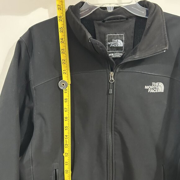 The North Face Black Faux Fur Lined Soft Shell Windwall Jacket - Men's Large - Picture 8 of 12